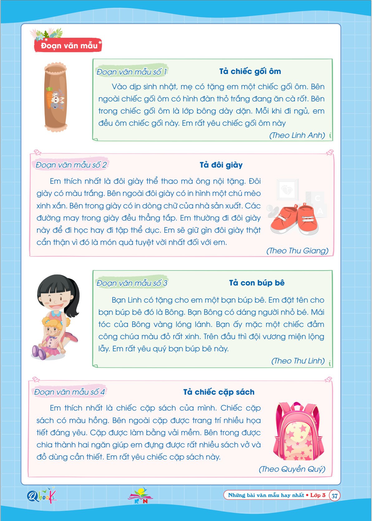 Sách - Những bài làm văn mẫu hay nhất lớp 3 ( kết nối )