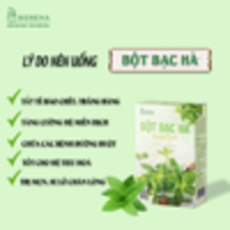 Bột Bạc Hà Behena- Hộp 50g- The Mát, Sảng Khoái - NPP Ehomepire