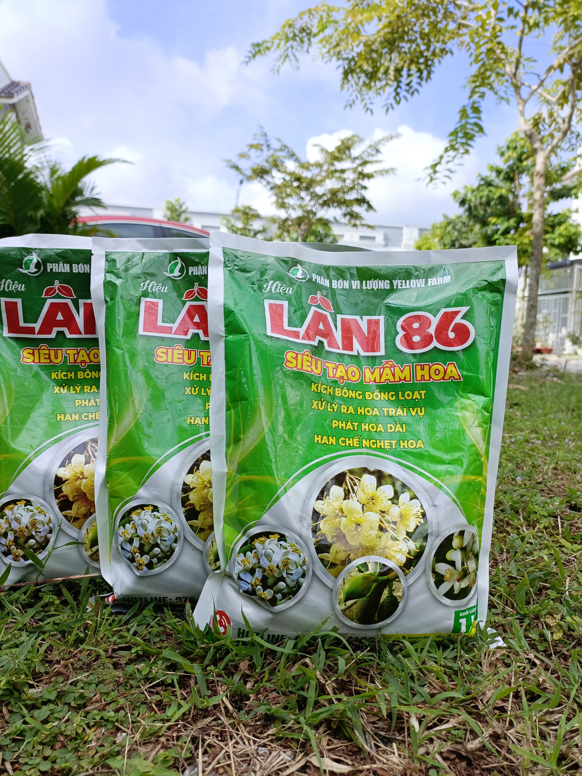 LÂN 86- HẠN CHẾ NGHẸT HOA, XỬ LÝ RA HOA TRÁI VỤ GÓI 1KG