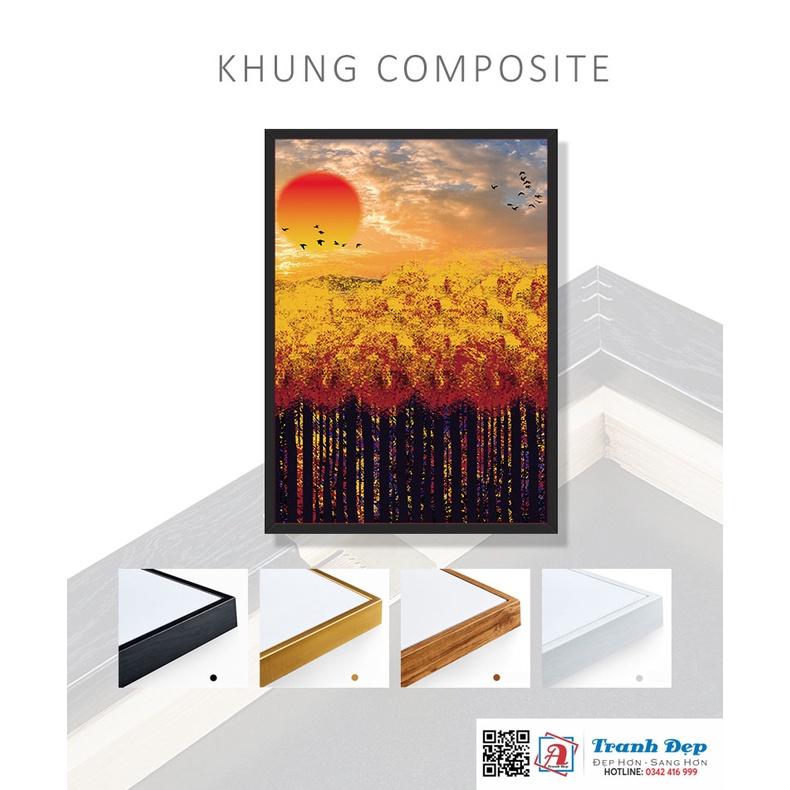 Tranh mica cao cấp Cá trong đầm sen - MK104
