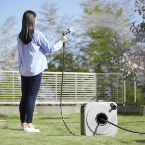 Bộ vòi thu rút tưới vườn BOXY NEXT 20m (CG) Takagi RC1220CG Hàng chính hãng