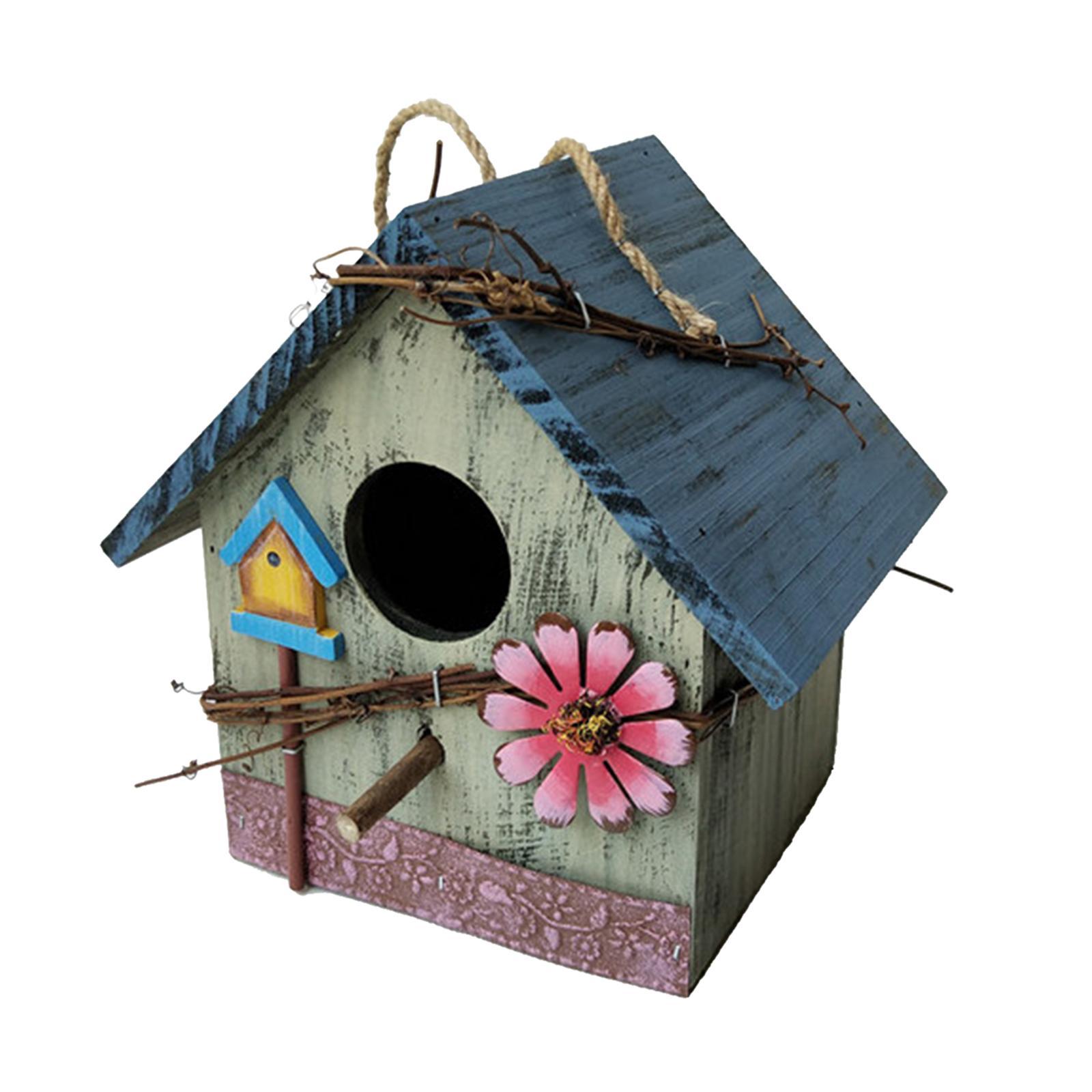 House Outdoor Pastoral Courtyard Rustic Decorative Birdhouses