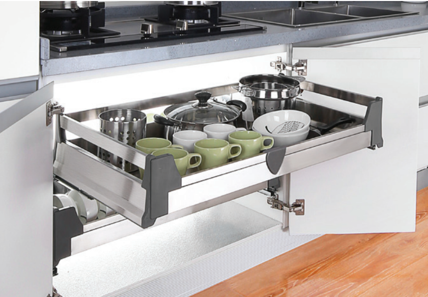 Giá xoong nồi inox đáy đặc âm tủ Euronox