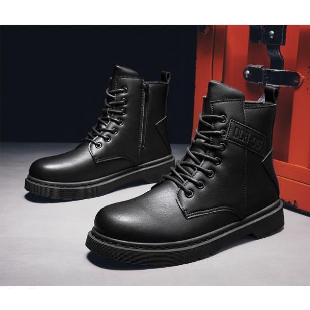 Hàng cao cấp Giày Boot Nam Cổ Cao Khóa Kéo GN321 - GN368