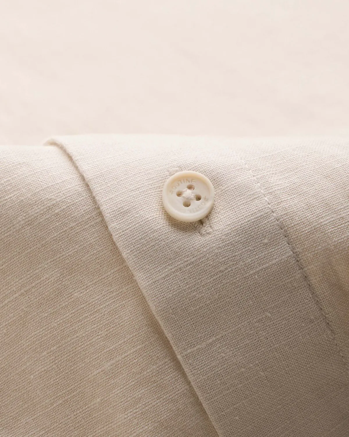 Áo sơ mi tay ngắn nam linen cotton Form Regular - ROUTINE 10S26SHS027