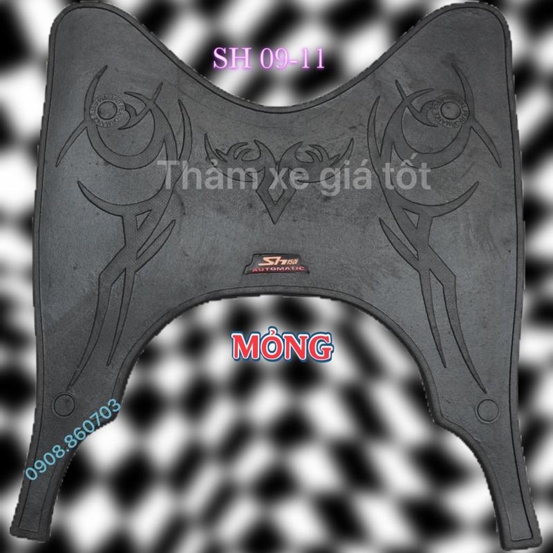 Thảm xe SH 2009-2011 , thảm lót sàn, thảm lót chân, thảm cao su xe SH 2009-2011