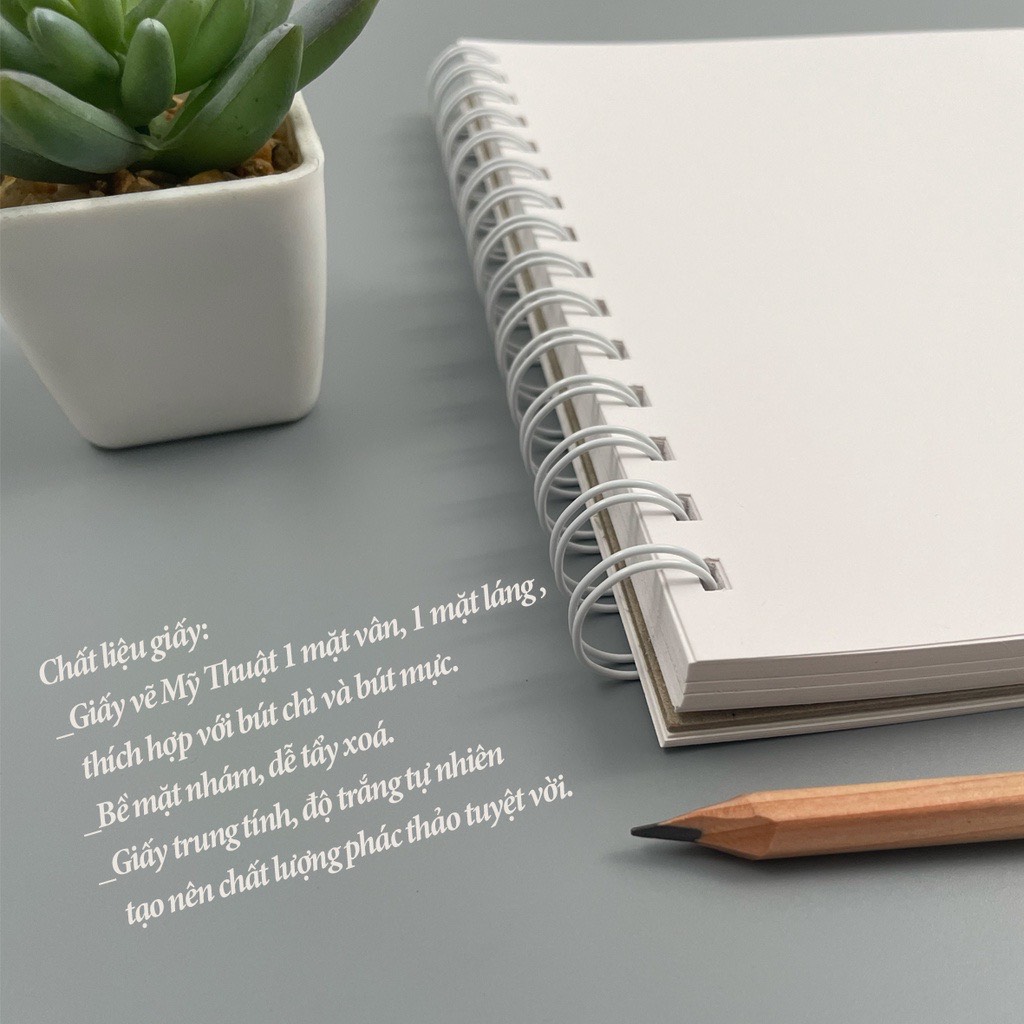 Tập Vẽ Ký Hoạ New Life- A4- 120GSM- 30 Tờ- Lò xo lật dọc. MSP: S947. VPP FUTUREBOOK.