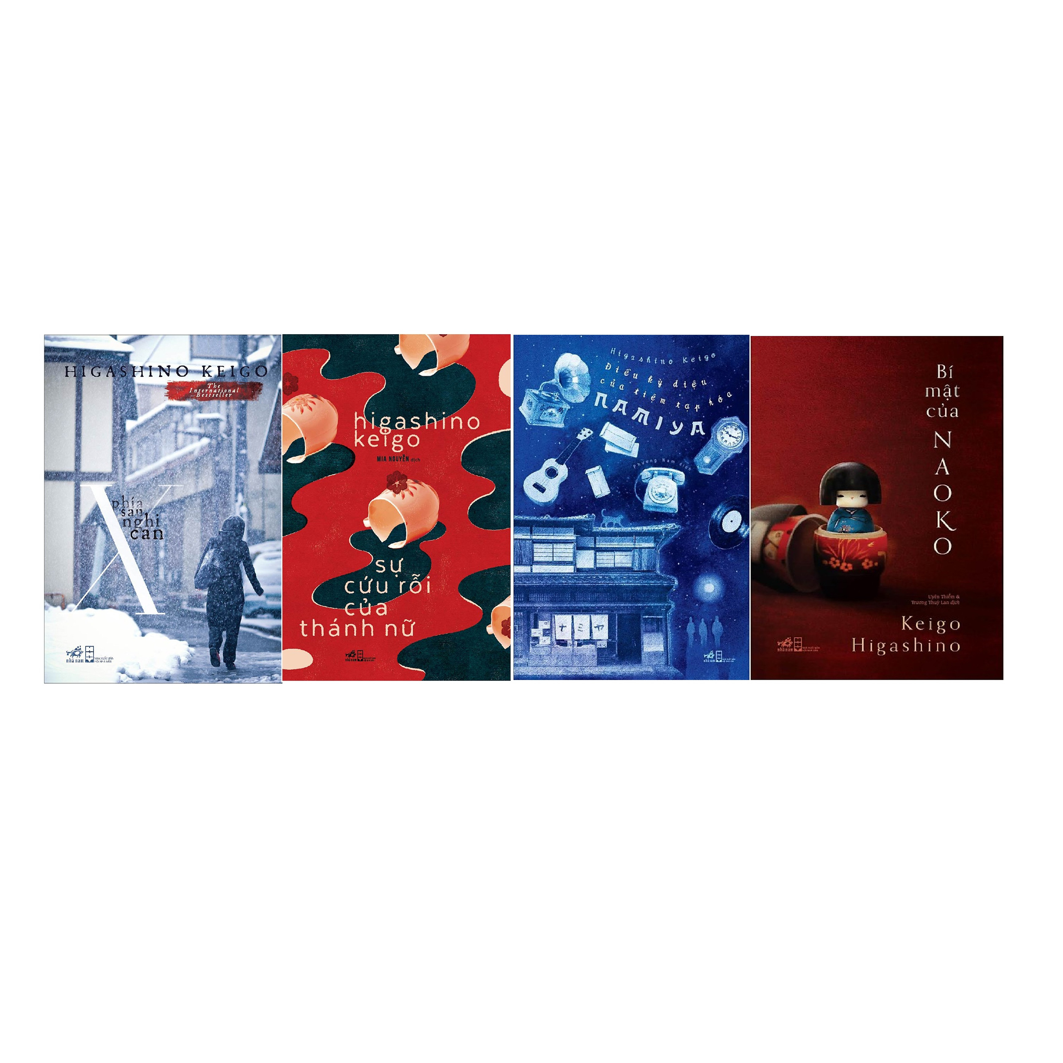 Combo Bí Mật Của Naoko + Phía Sau Nghi Can X + Sự Cứu Rỗi Của Thánh Nữ + Điều Kỳ Diệu Của Tiệm Tạp Hóa