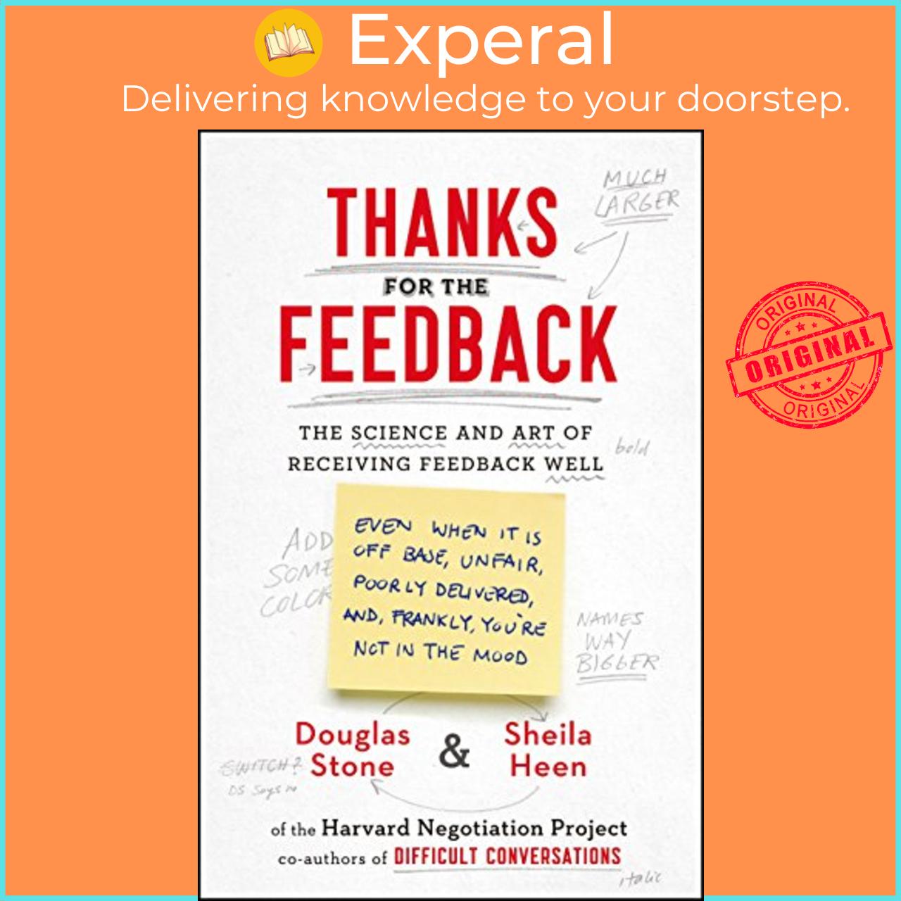Sách - Thanks for the Feedback: The Science and Art of Receiving F by DOUGLAS,HEEN, SHEILA STONE