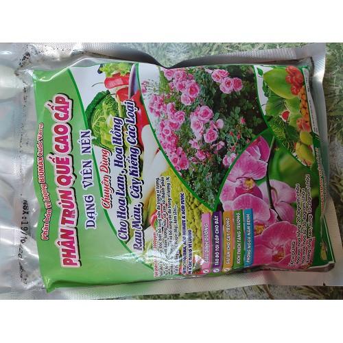 PHÂN TRÙN QUẾ CAO CẤP DẠNG VIÊN NÉN 1KG