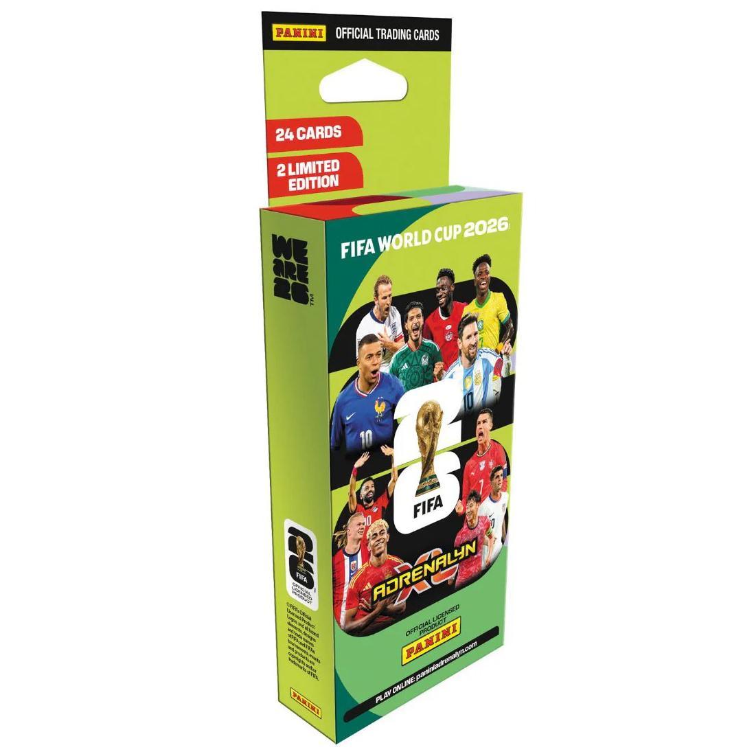 Hộp Giấy Thẻ Hình FIFA World Cup 2026 Adrenalyn XL - Panini (Card Ngẫu Nhiên)