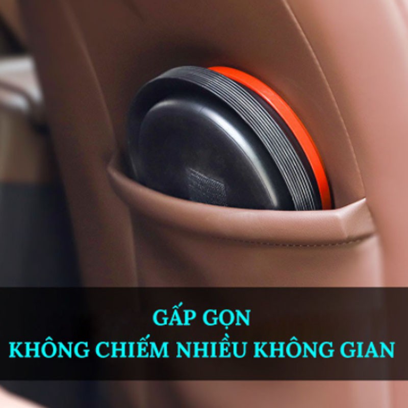 Thùng rác gấp gọn có thể co giãn để trên ô tô, văn phòng, nhà bếp