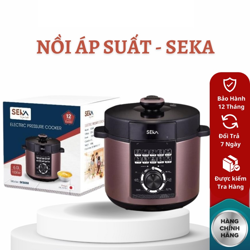 Nồi Áp Suất Điện Đa Năng SEKA SK5858 - Hàng Chính Hãng