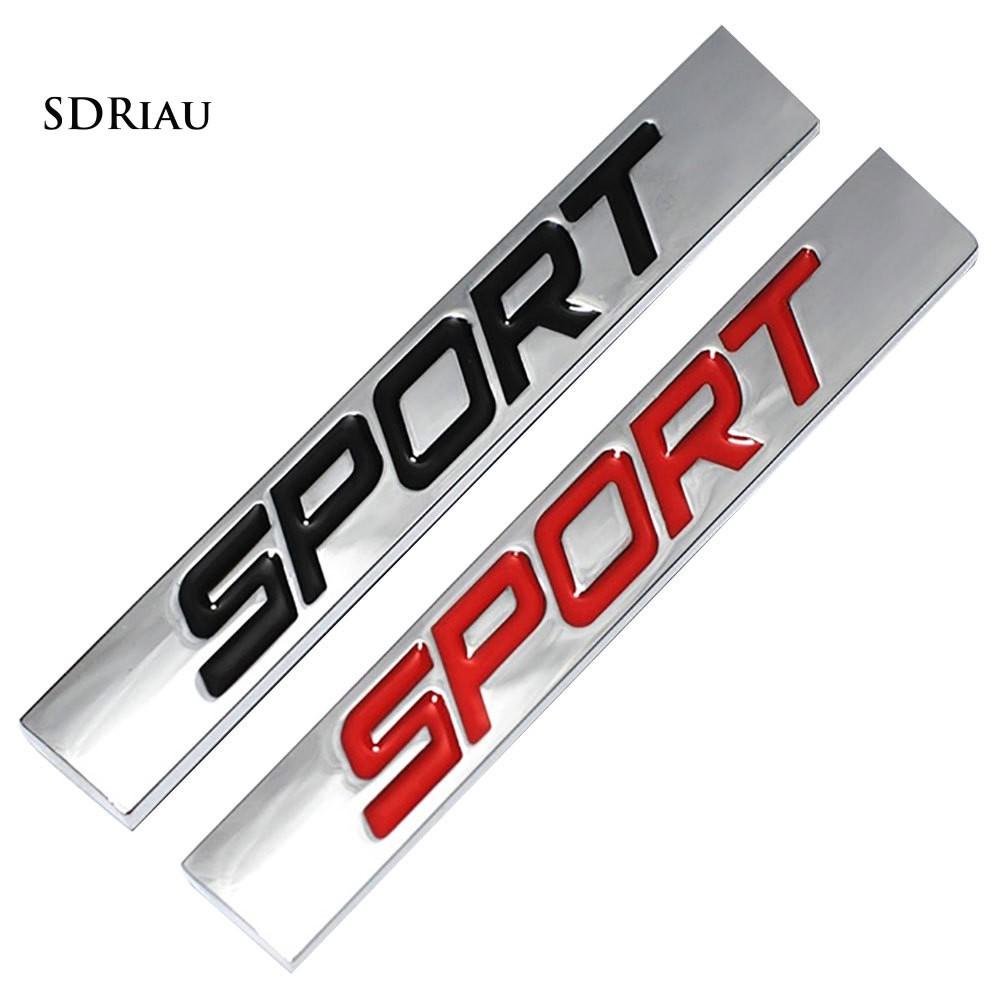 Decal kim loại trang trí thân xe oto phong cách thể thao