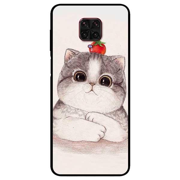 Ốp lưng dành cho Xiaomi Mi Redmi Note 9s - Note 9 Pro - Note 9 Pro Max - mẫu Mèo Và Cà Đỏ