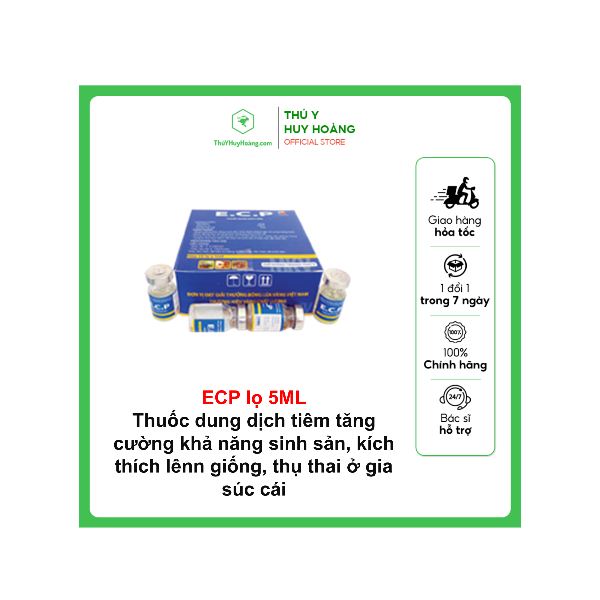Thuốc dung dịch tiêm ECP