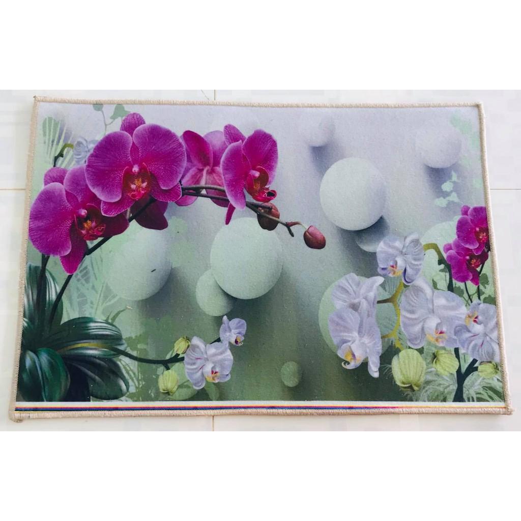 Thảm chùi chân 3D chống trơn trượt - Giao ngẫu nhiên