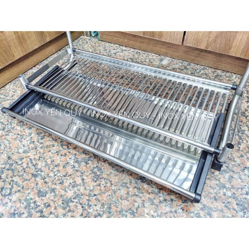 KỆ BÁT 2 TẦNG ĐẶT BÀN INOX 304