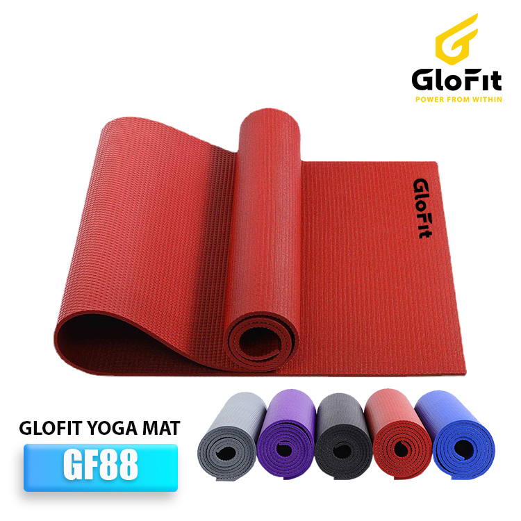 Thảm Tập Yoga Tập Gym Cao Cấp Glofit - GF88, Thảm Tập Chuyên Dụng, Độ Bền Cao, Chống Sốc Và Chống Trượt 2 Mặt (Hàng Chính Hãng)