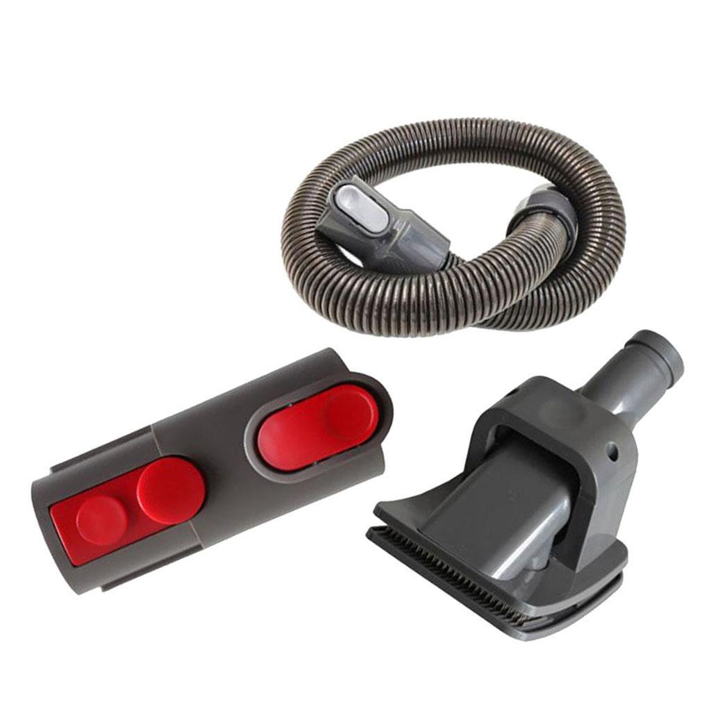 Replacement Groom Cat Dog Pet Tool Brush + Extension Hose + Vacuum Cleaner Adapter For Dyson Vacuum Cleaner, 3pcs/set