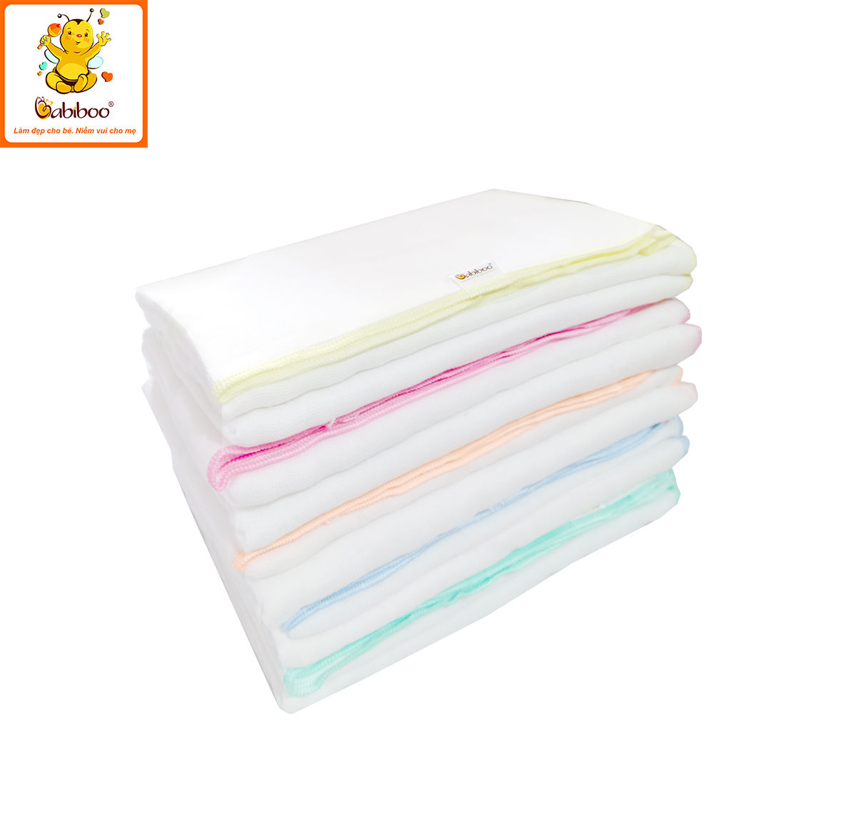 Khăn gạc Nhật tắm BABIBOO - BK04