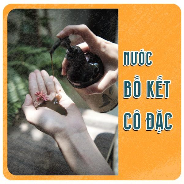 Dầu gội bồ kết cô đặc ️Dầu gội thảo dược sạch gàu, nấm ngứa, chống, ngăn rụng tóc, mọc tóc QUÊ MỘT CỤC- handmade
