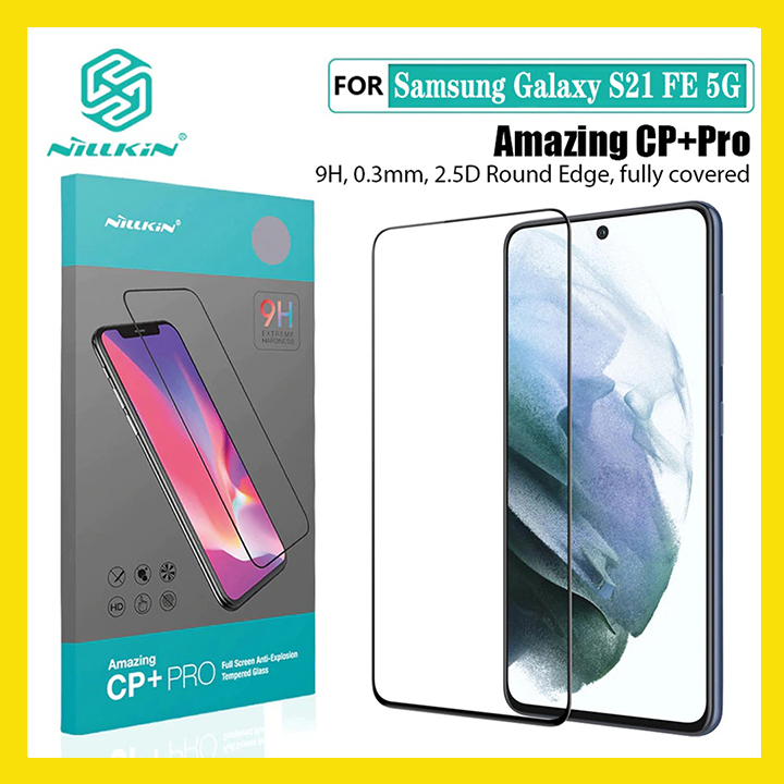 Kính Cường Lực Chính Hãng Nillkin MAZING CP+ Pro Dành cho Samsung S21 FE Full Tràn Màn Hình - Hàng Chính Hãng