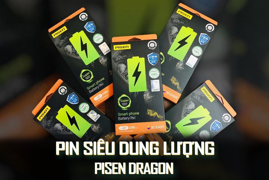 Siêu Pin dành cho điện thoại  iPhone 6S - PISEN Dragon i6s 2330mAh_Hàng chính hãng