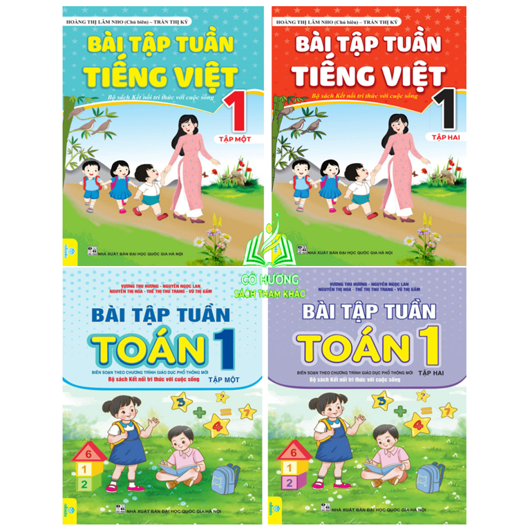 Sách - Combo Bài Tập Tuần Tiếng việt lớp 1