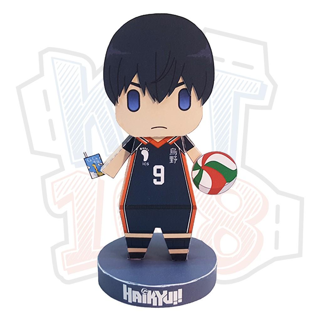 Mô hình giấy Anime Game Chibi Tobio Kageyama - Haikyuu