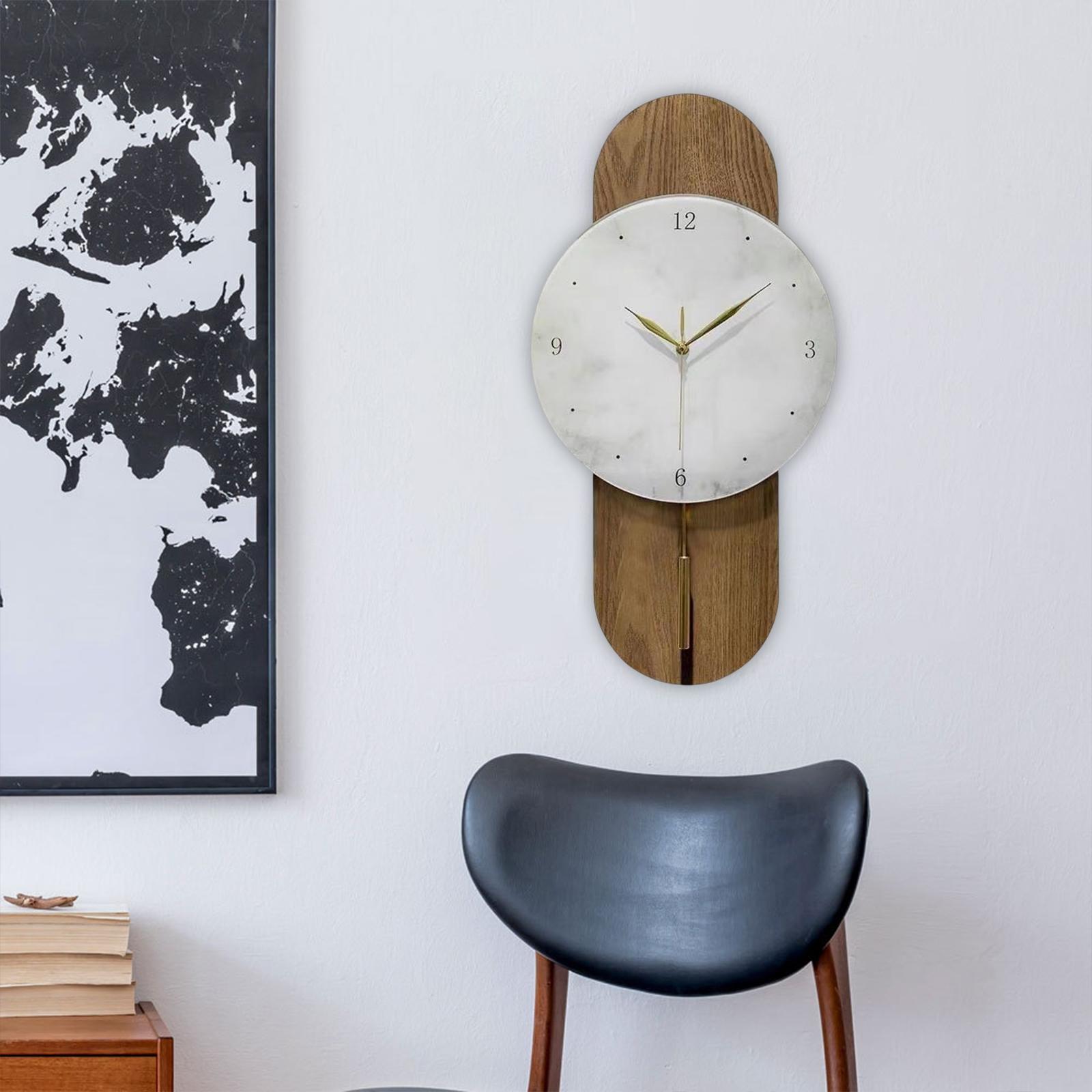 Nordic Minimalist Wall Hanging Clock Non Ticking Living Room Loft Decoration