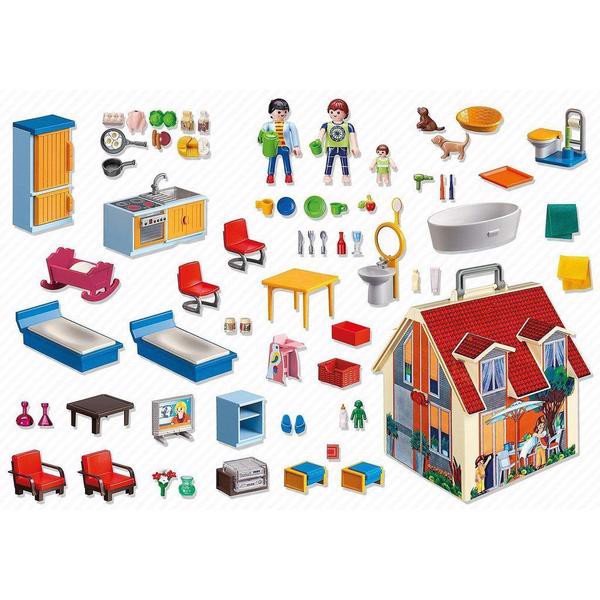 Đồ chơi nhập vai Playmobil NHÀ BÚP BÊ XÁCH TAY