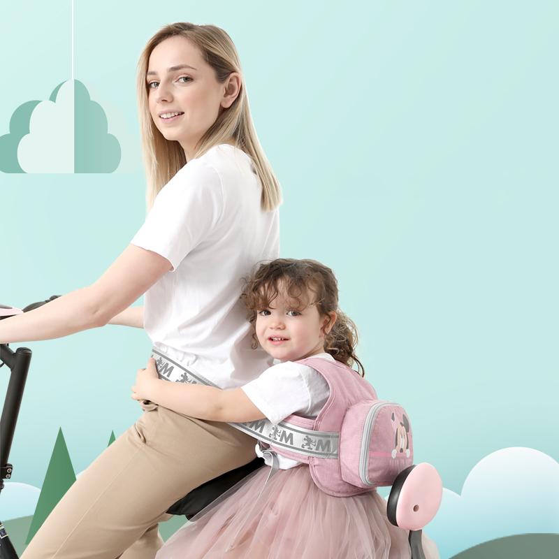 Dinsey Đai An Toàn Cho Trẻ Em Xe Máy Xe Đạp Cho Bé Bảo Vệ Áo Dây Có Thể Điều Chỉnh Dây Đeo Tay An Toàn Trẻ Em Chống Rơi Có Thể Gấp Gọn Bảo Quản
