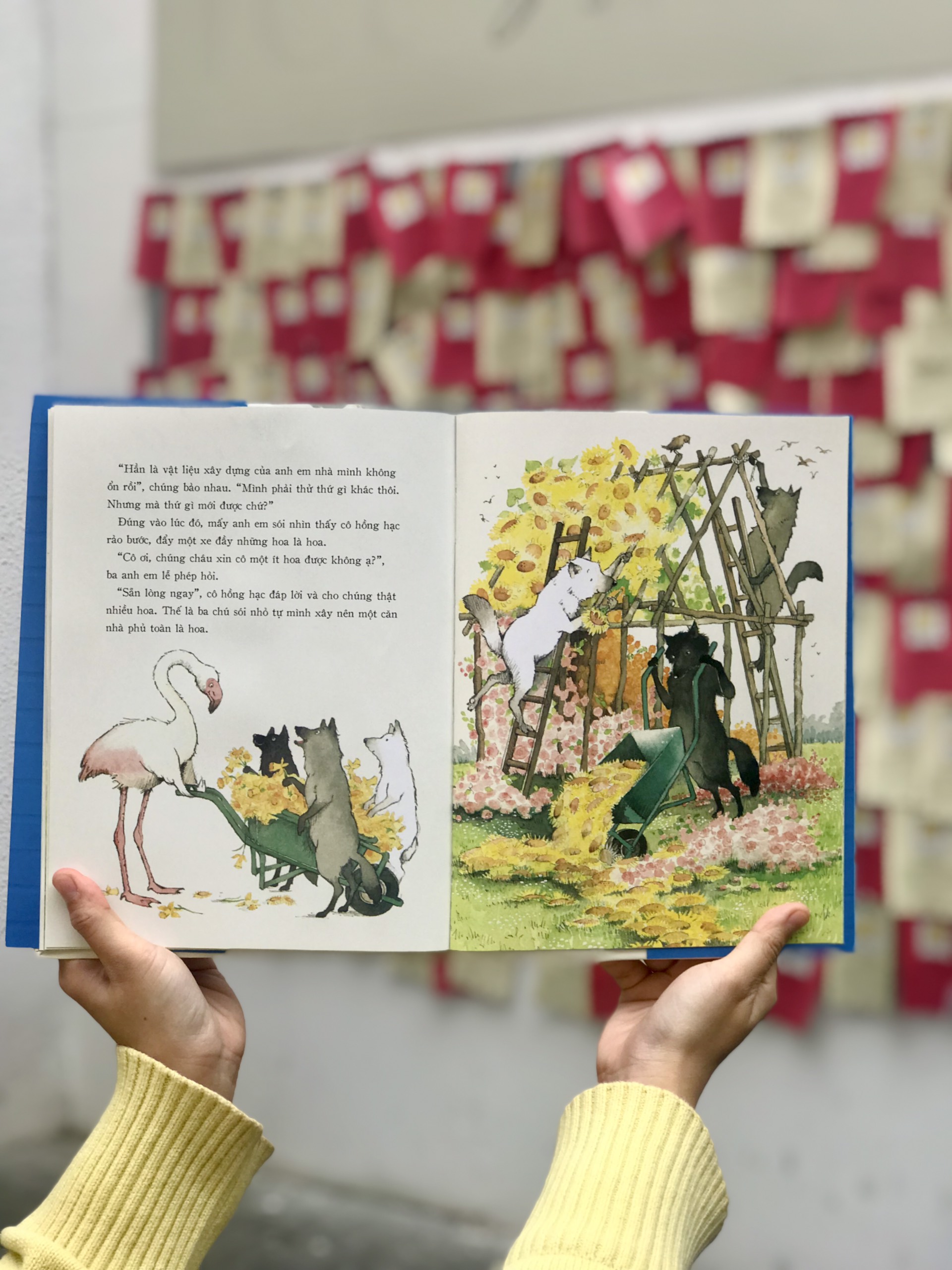 Sách truyện thiếu nhi - Ba chú sói con và gã heo mập xấu xa - Crabit Kidbooks - dành cho trẻ 5+