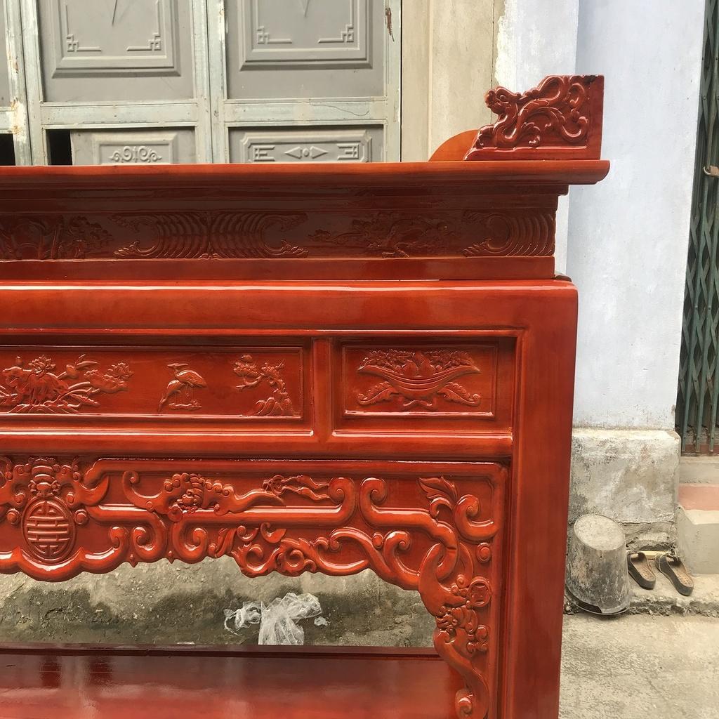 Án Gian Thờ Gỗ Thông Đức Chân 10