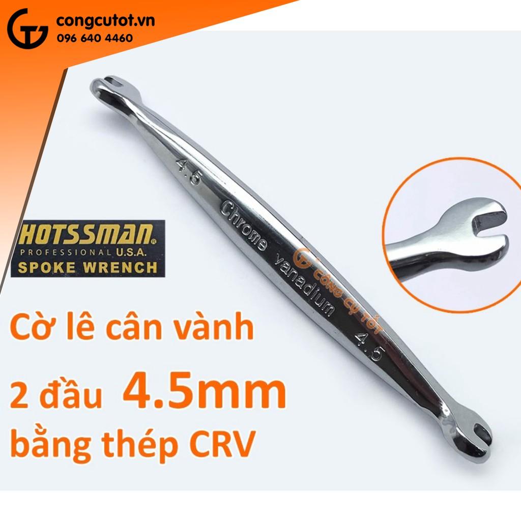 Cờ lê cân vành xe máy hai đầu 4.5mm bằng thép Crôm Vanadium