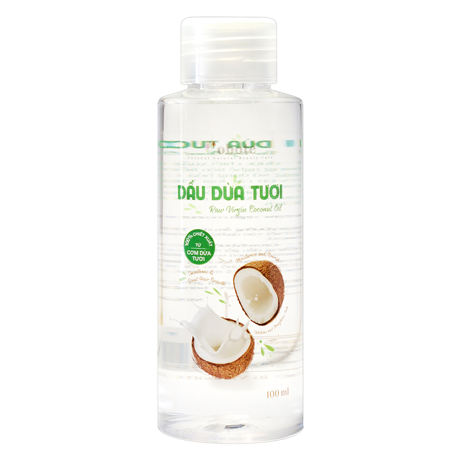 Dầu Dừa Tươi Coboté (100ml) - 100% Cơm Dừa Tươi Bến Tre - VCO