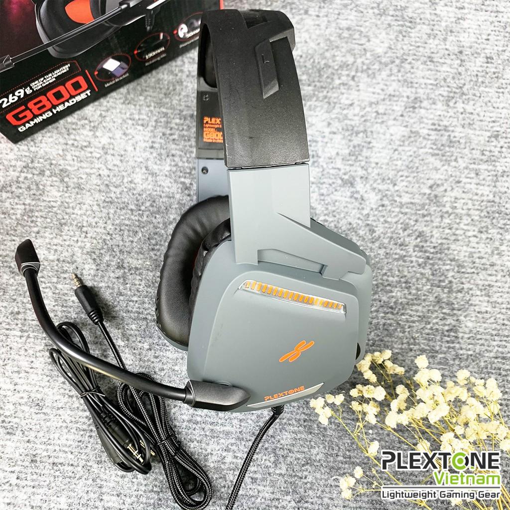 Tai nghe Gaming Chụp Tai Plextone G800 có Mic hỗ trợ chơi game PUBG COD- Hàng chính hãng