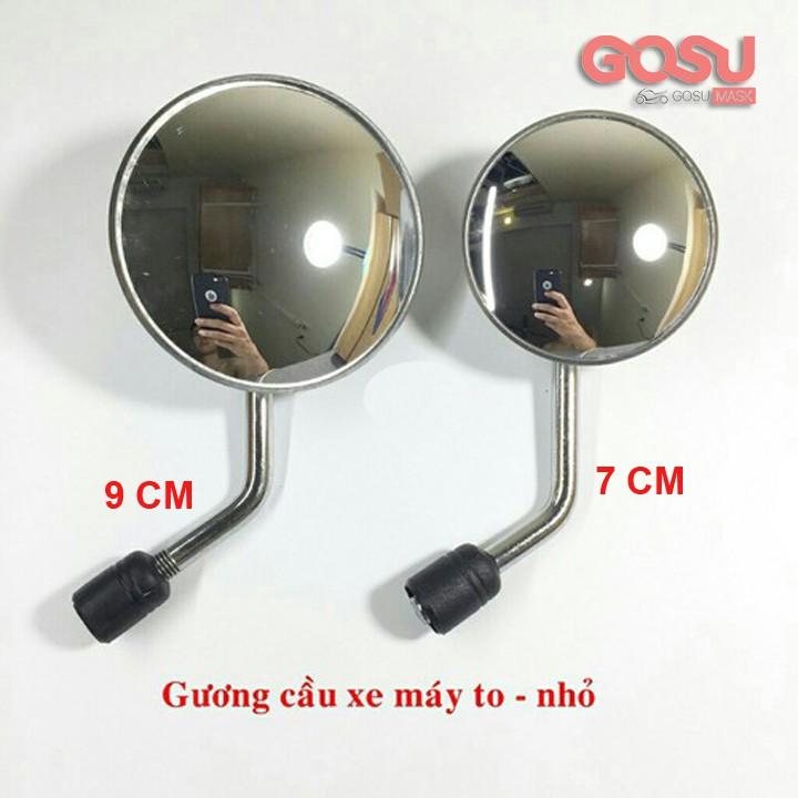 Gương cầu lồi xe máy - lắp mọi loại xe, quan sát rộng