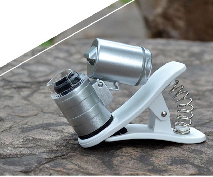 Kính lúp 60X kẹp điện thoại