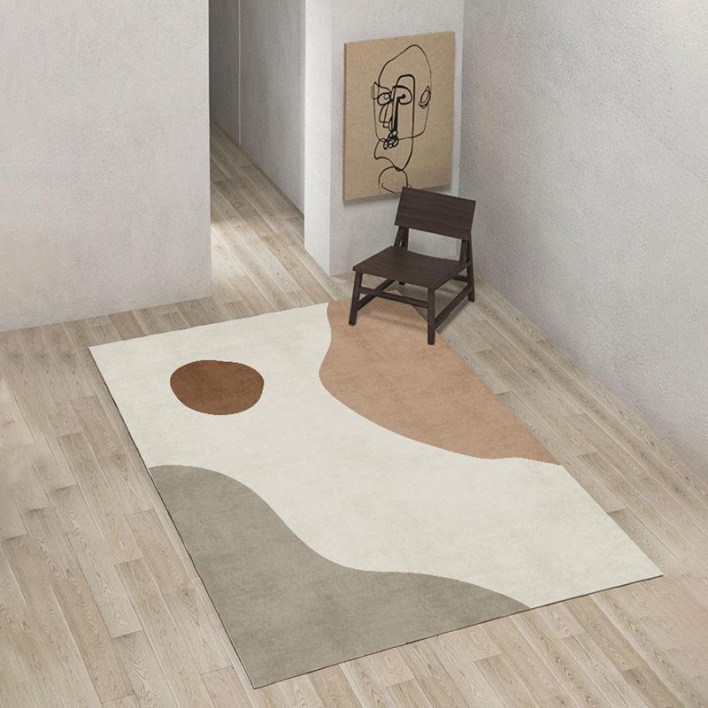 Thảm Lông Dày Trải Sàn Phong Cách Bắc Âu Hiện Đại Đơn Giản