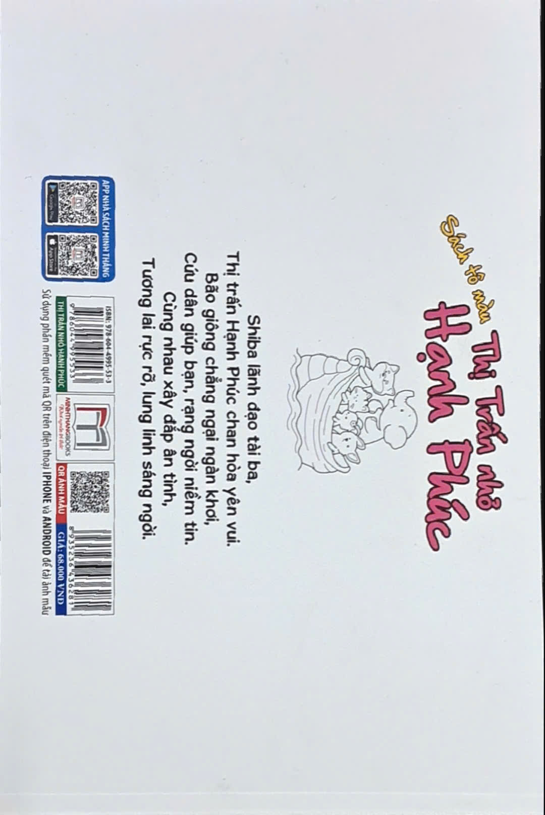 Sách tô màu - Thị trấn nhỏ hạnh phúc