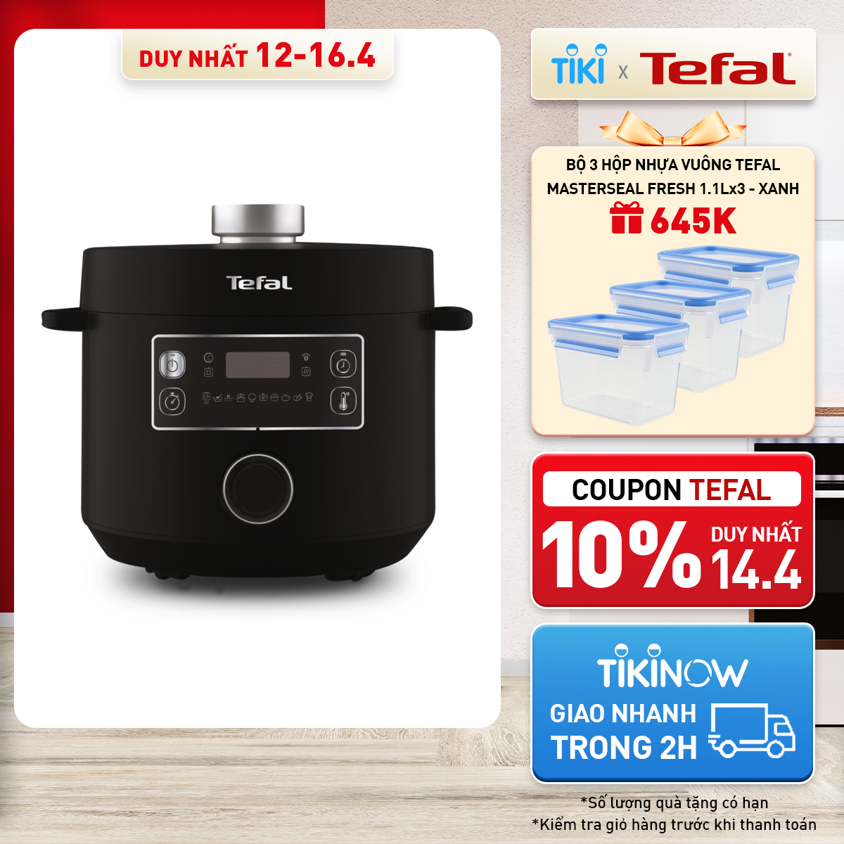 Nồi áp suất điện đa năng Tefal Turbo Cuisine 5L CY754830 - Hàng chính hãng