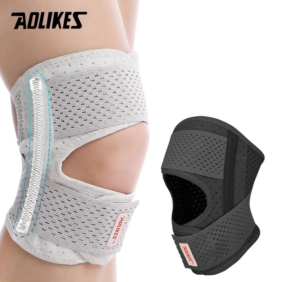 Đai bảo vệ đầu gối chạy bộ AOLIKES A-7901 thiết kế kiểu Nhật Knee Support Braces