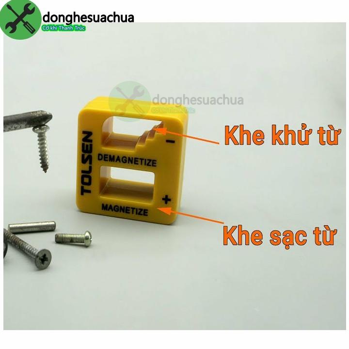 Khử nạp từ tua vít TOLSEN 20032 màu vàng