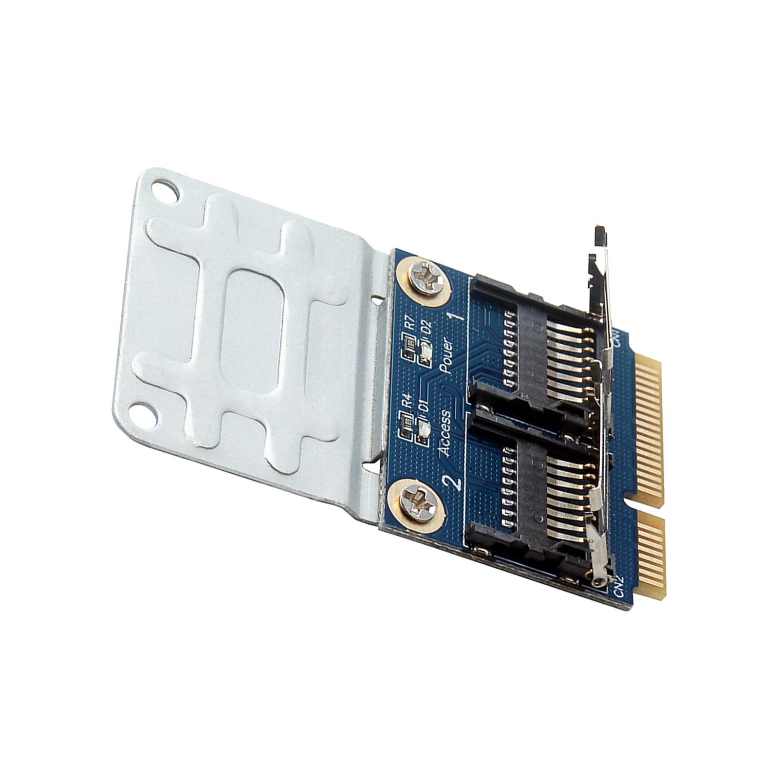 2 Ports  HDD High-Quality Laptop Dual  SDHC  TF to Mini PCIe