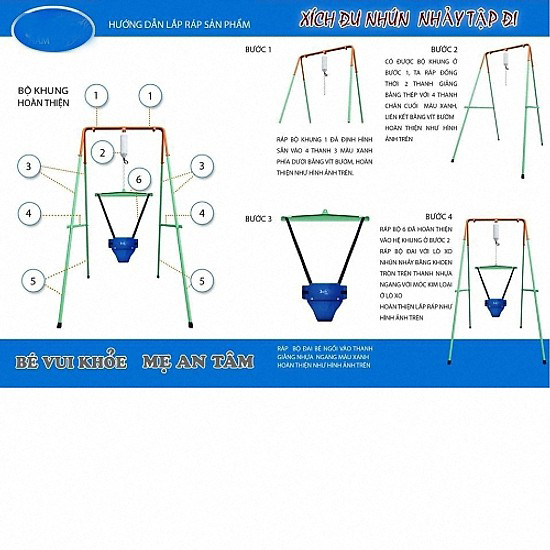 Xích Đu Nhún Nhảy KG102