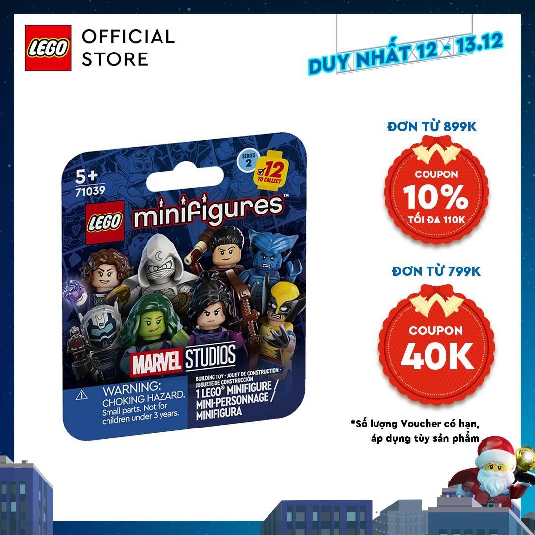 LEGO Minifigures 71039 Đồ chơi lắp ráp Nhân Vật LEGO Marvel Series 2 (10 chi tiết/ 1 nhân vật ngẫu nhiên)