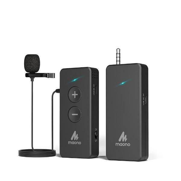 Maono AU-WM800 – Micro cài áo không dây 2.4G Hz đa năng - Hàng chính hãng