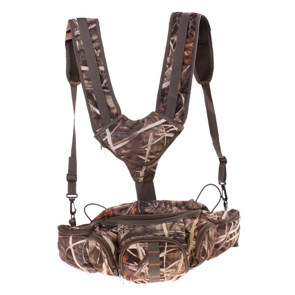 Fishing Tackle Bag Multifunctional Waist Bag Jungle Camo Hunting Camping